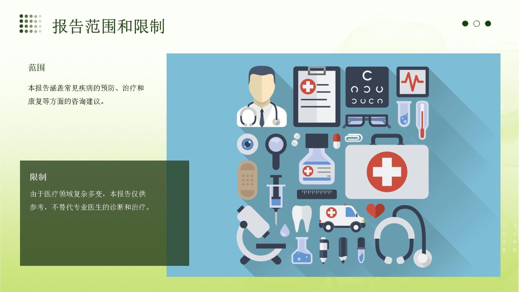 醫療咨詢報告